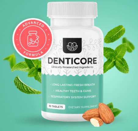 DentiCore bottle, 30 chewable tablets